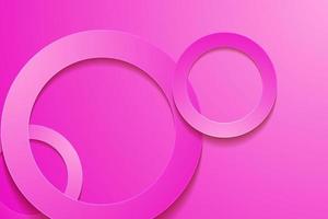 Modern pink backgrounds. 3d circle papercut layer background. vector