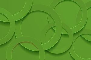 Modern olive drab backgrounds. 3d circle papercut layer background. vector