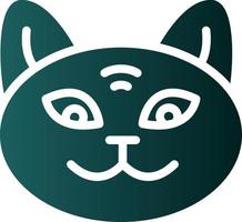 diseño de icono de vector de gato