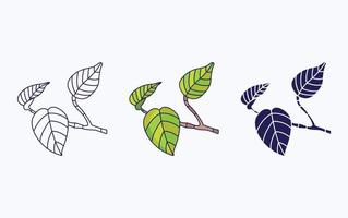 Leaf icon vector design illustration