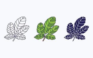 Leaf icon vector design illustration