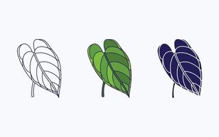 Leaf icon vector design illustration