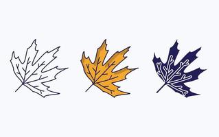 Leaf illustration icon vector