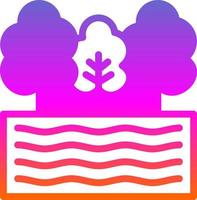 Lake Vector Icon Design