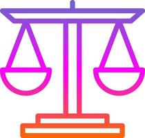 Law Vector Icon Design