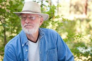 Handsome Senior Man Portrait photo