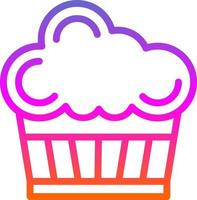 Cupcake Vector Icon Design