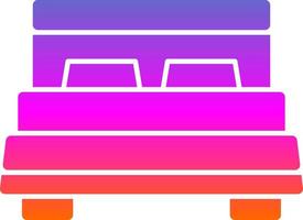 Bed Vector Icon Design