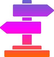 Directions Vector Icon Design