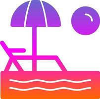 Beach Vector Icon Design