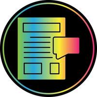 Blog Vector Icon Design