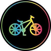 Mountain Bike Vector Icon Design