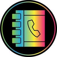 Phone Book Vector Icon Design