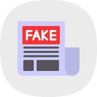 Fake News Vector Icon Design