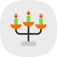 Candelabra Vector Icon Design