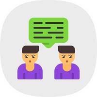 Conversation Vector Icon Design
