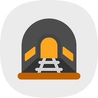 diseño de icono de vector de túnel