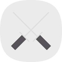 Fencing Vector Icon Design