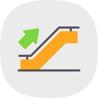 Escalator Vector Icon Design