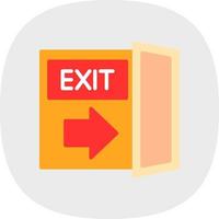 Exit Vector Icon Design