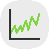 Frequency Graph Vector Icon Design