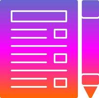 Task List Vector Icon Design