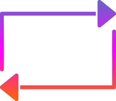 diseño de icono de vector de bucle