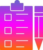 Task List Vector Icon Design