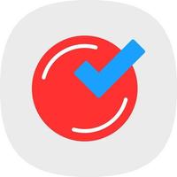 Checked Vector Icon Design