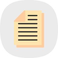 Document Vector Icon Design