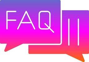 Faq Vector Icon Design