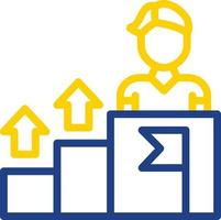 Leadership Vector Icon Design