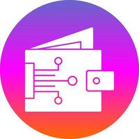 Digital Wallet Vector Icon Design