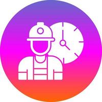 Working Hours Vector Icon Design