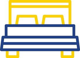 Bed Vector Icon Design