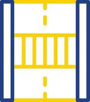 Pedestrian Crossing Vector Icon Design