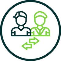 Exchange Vector Icon Design