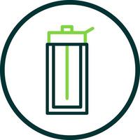 Wattle Bottle Vector Icon Design