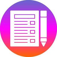 Task List Vector Icon Design