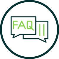 Faq Vector Icon Design