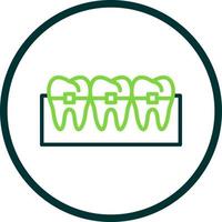 Braces Vector Icon Design