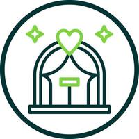 Wedding Arch Vector Icon Design