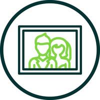 diseño de icono de vector de fotos de boda