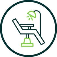 Dentist Chair Vector Icon Design