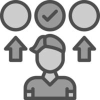Decision Making Vector Icon Design