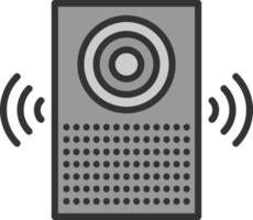 Smart Speaker Vector Icon Design