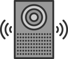 Smart Speaker Vector Icon Design