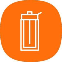 Wattle Bottle Vector Icon Design