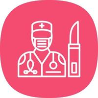 Surgeon Vector Icon Design