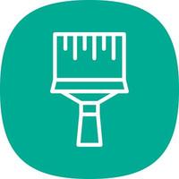 Paint Brush Vector Icon Design